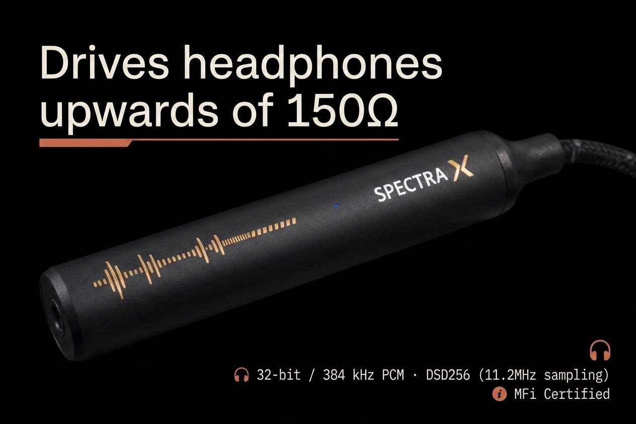 Spectra X2 USB-C Portable DAC & Headphone Amp — Maktar