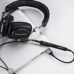 Spectra X2 USB-C portable hi-res DAC with Bowers & Wilkins headphones and MacBook