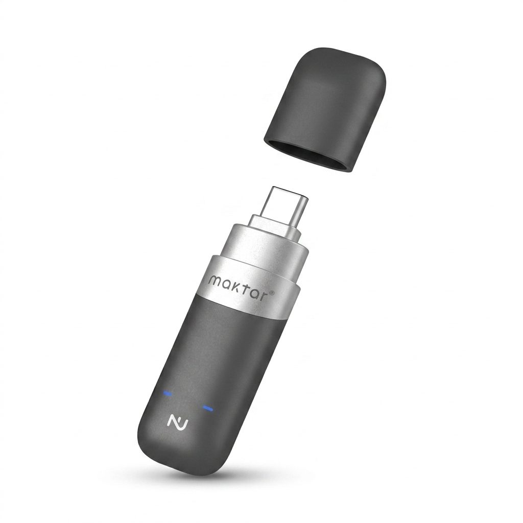 Nukii floating against a white background — NFC unlock detail