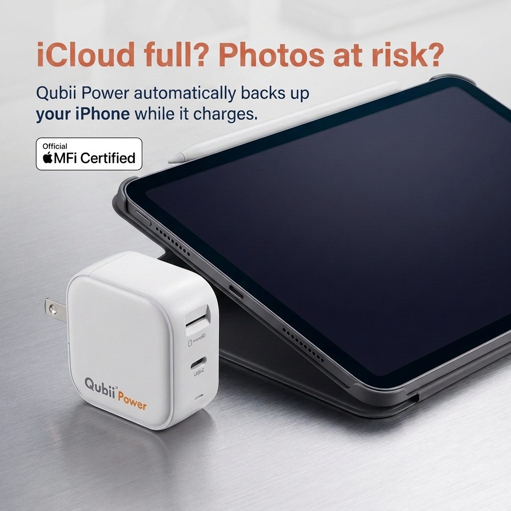 iCloud full? Qubii Power automatically backs up your iPhone