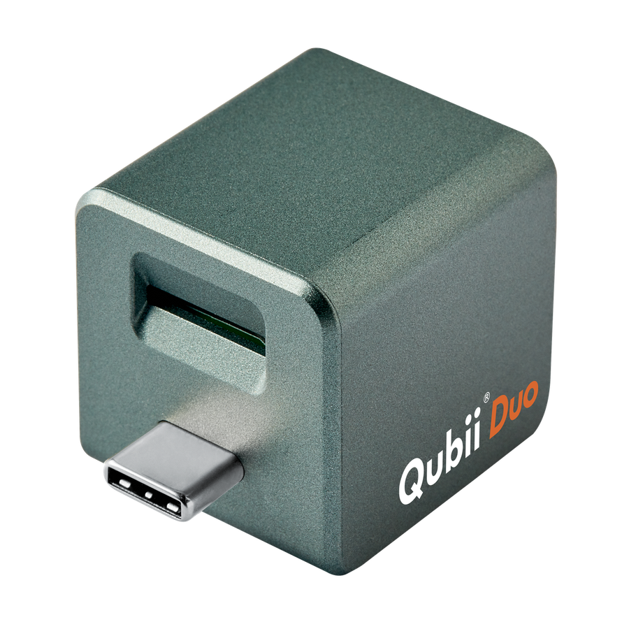 Midnight Green Qubii Duo storage device
